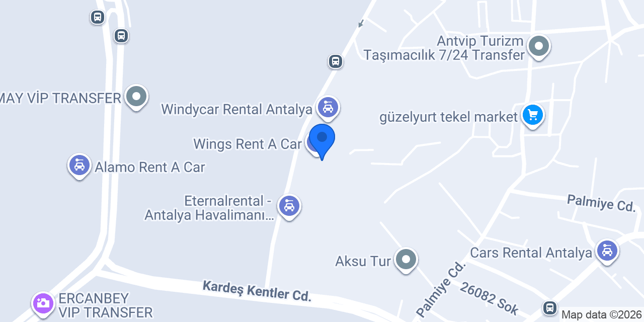 Sunfly Rent A Car konumu