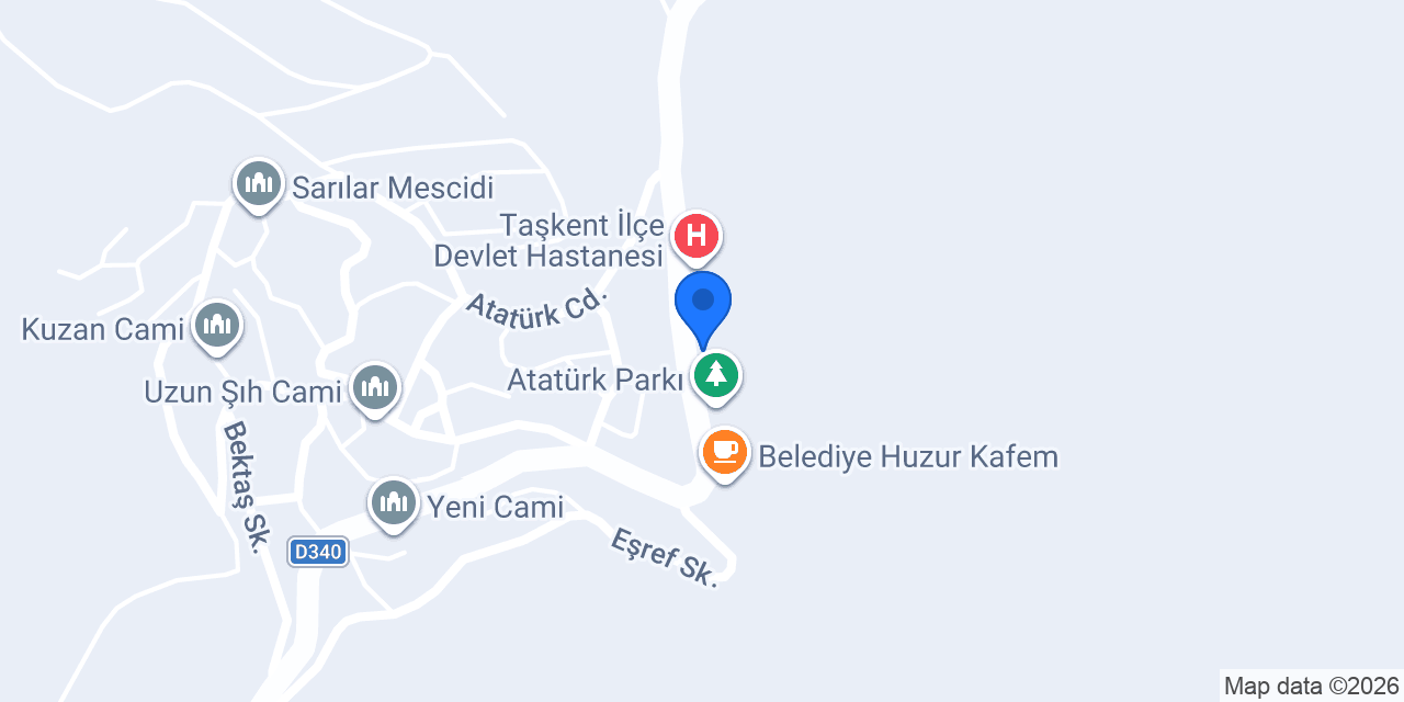 Taşkent Noterliği konumu
