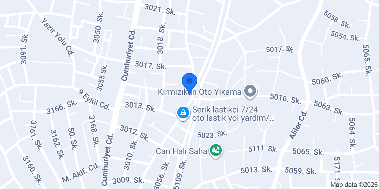 BEKİR ÖZKUL OTOMOTİV konumu
