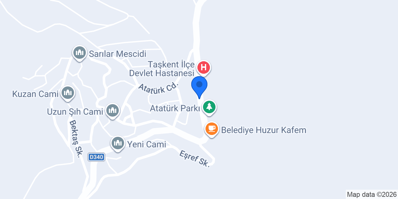 TAŞKENT ECZANESİ konumu