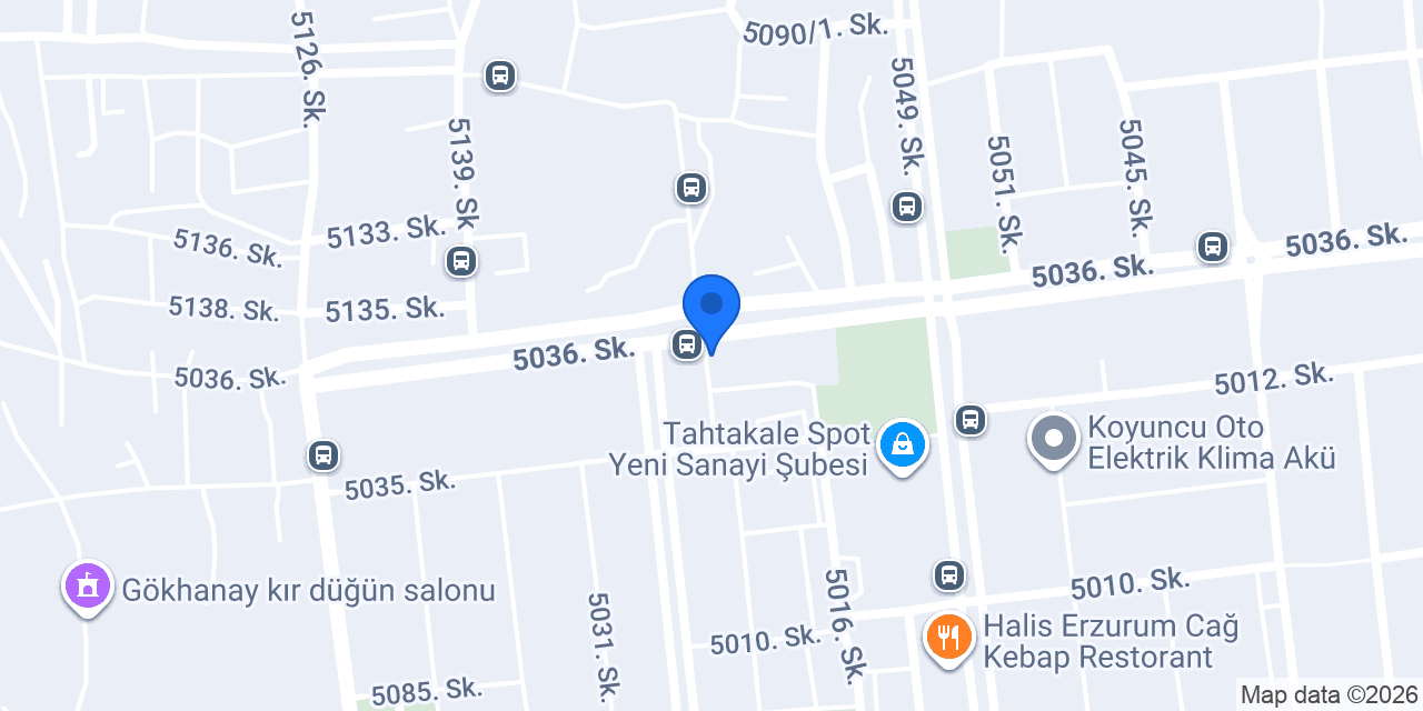 Menekşe Oto Boya konumu