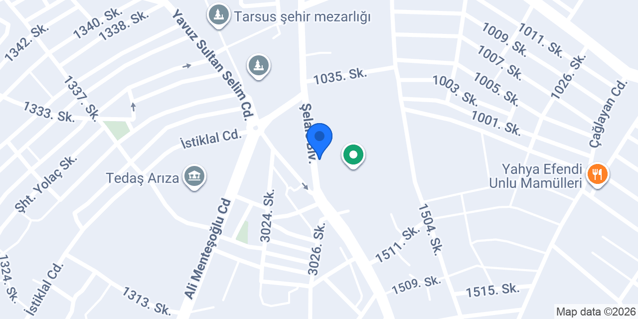 Başer Ticaret inşaat malzemeleri konumu