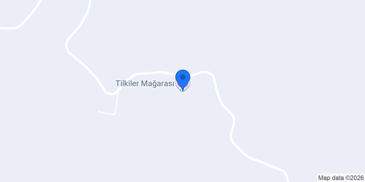 Tilkiler Mağarası konumu