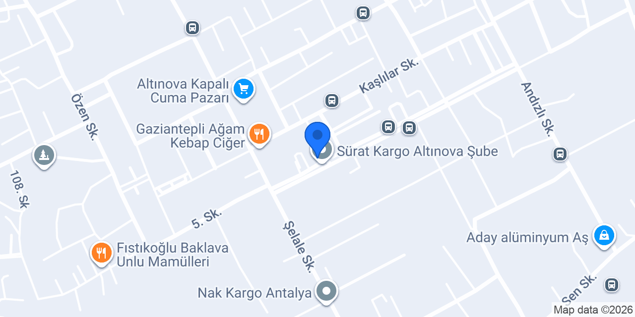 Ayatur Taşımacılık konumu