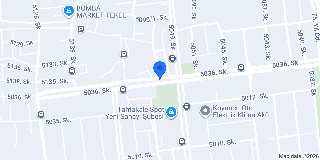 Akça Makina konumu
