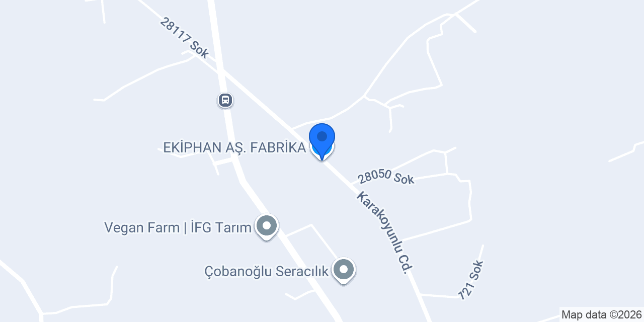 EKİPHAN AŞ. FABRİKA konumu