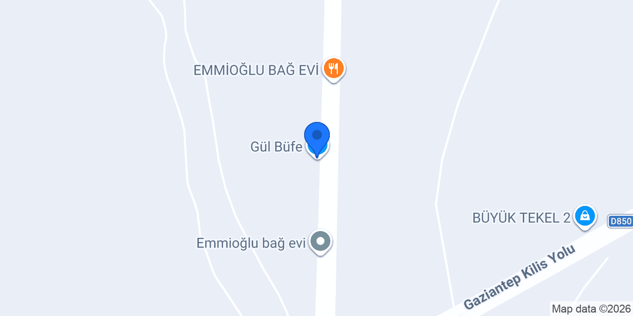 Gül tekel konumu