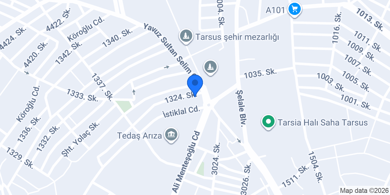 Tarsus Akü Dünyası konumu