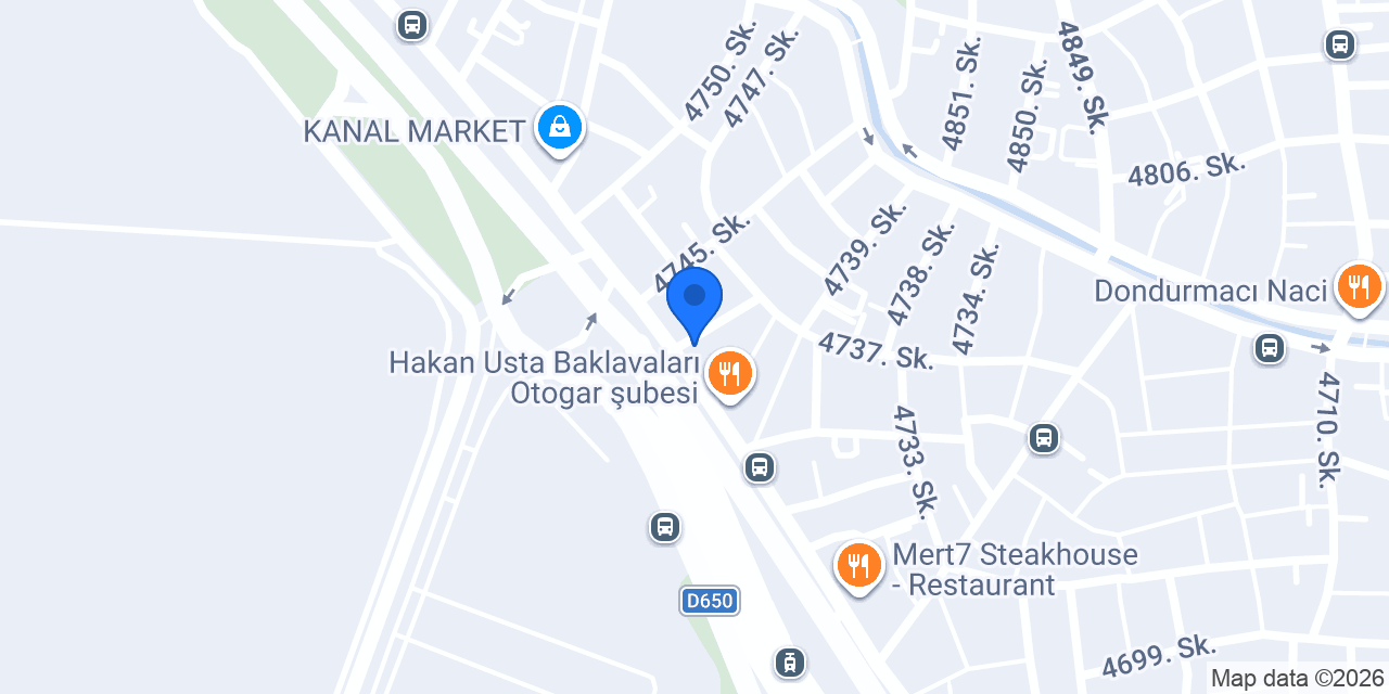 Akgül Eczanesi konumu