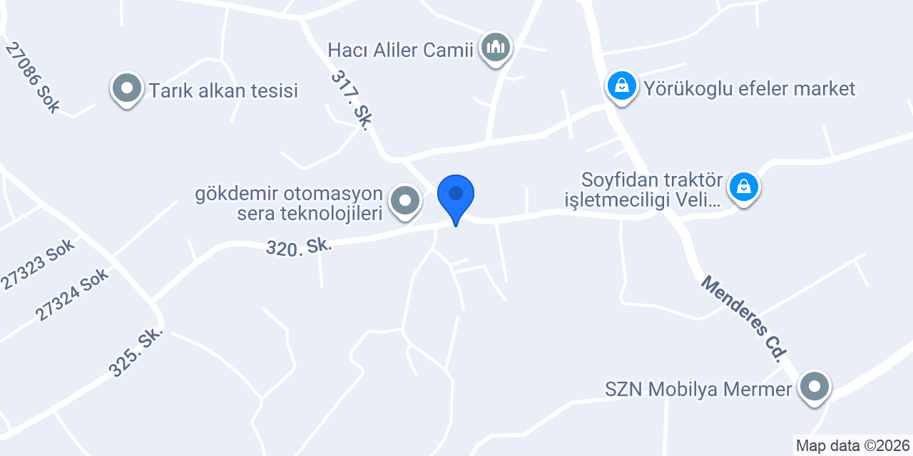 Selçuk Demir Yaş Sebze Meyve konumu
