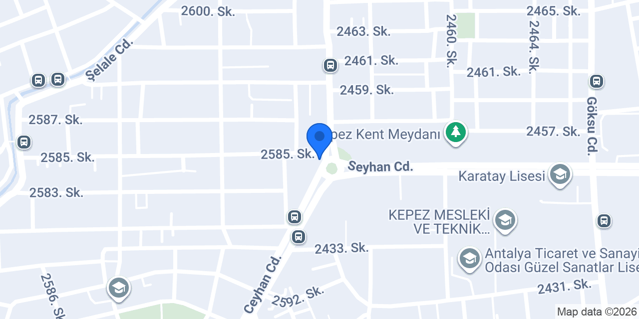 Karaağaç Mobilya Antalya konumu