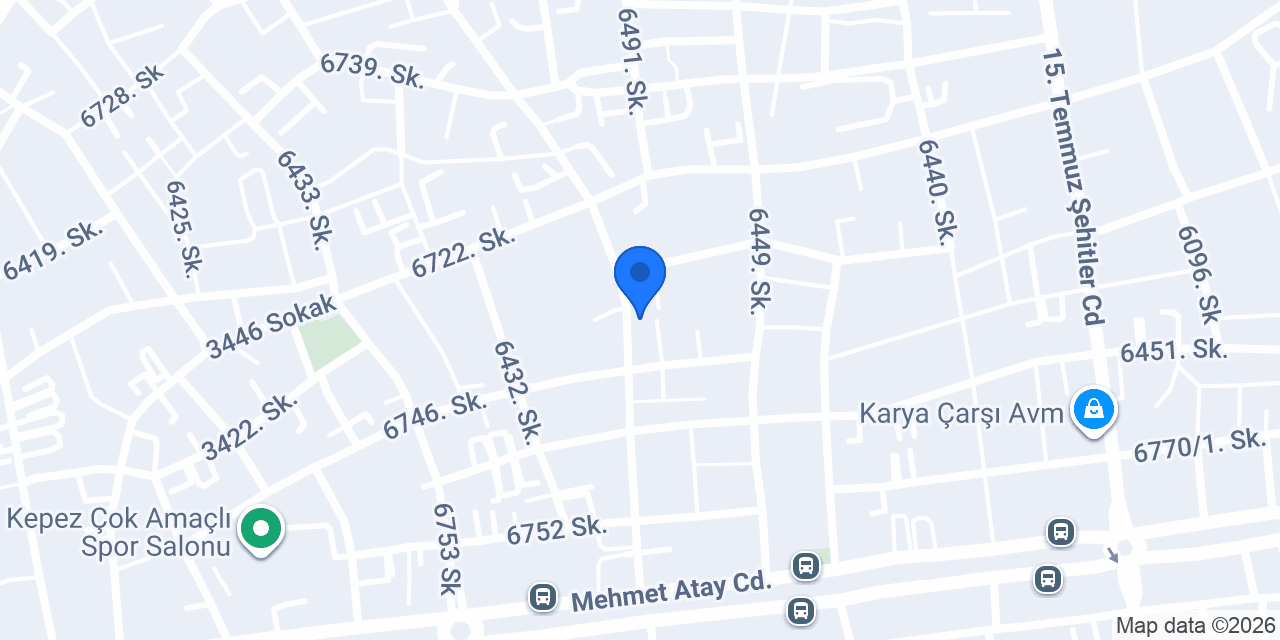 Baysal Petmarket konumu