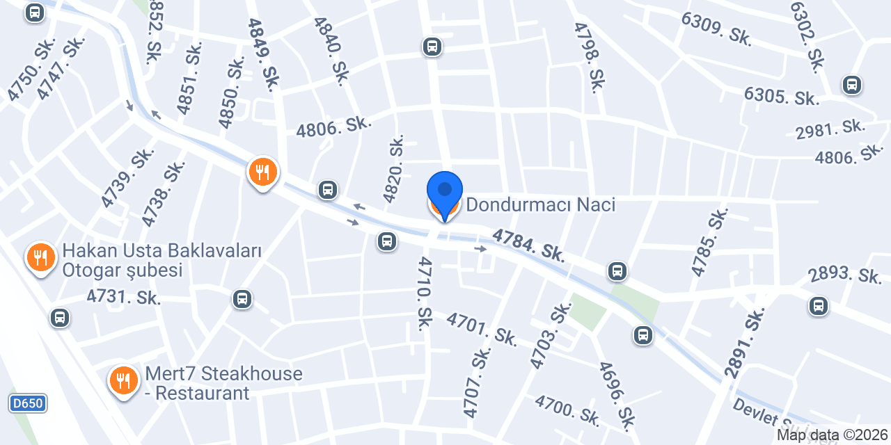 Dondurmacı Naci konumu