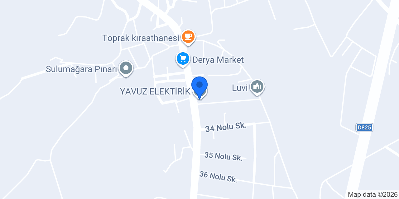 YAVUZ ELEKTİRİK konumu