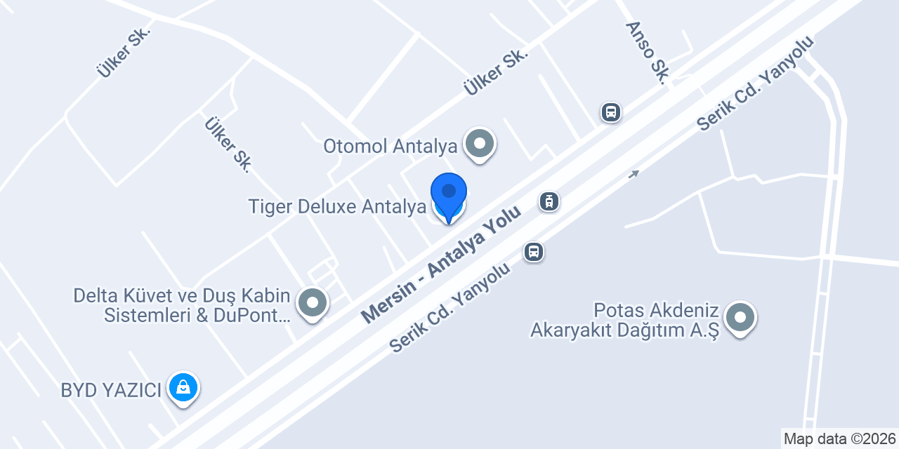 Tiger Deluxe Antalya konumu