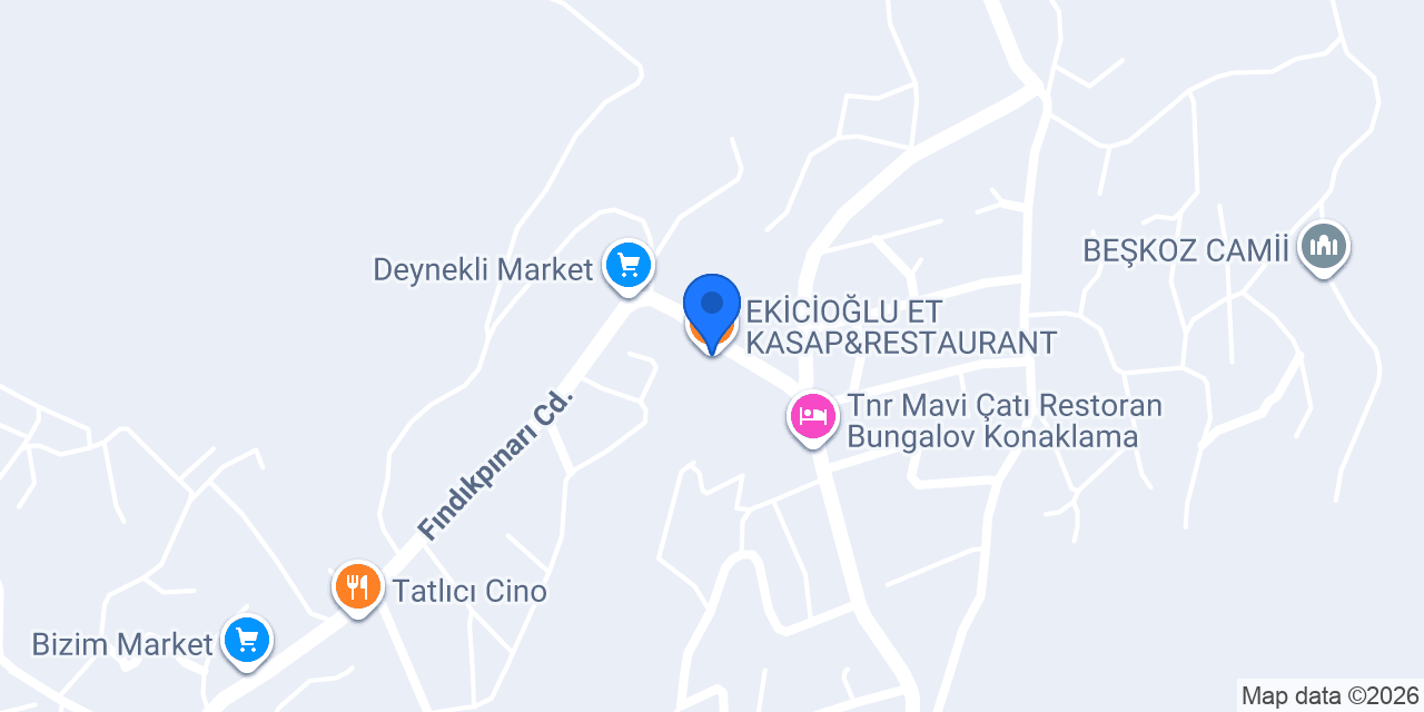 EKİCİOĞLU ET KASAP&RESTAURANT konumu