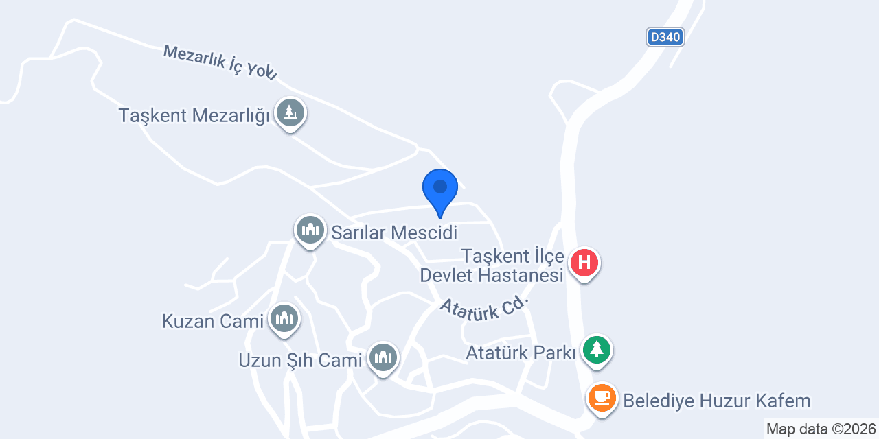 Taşkent Kapalı Halı Saha konumu