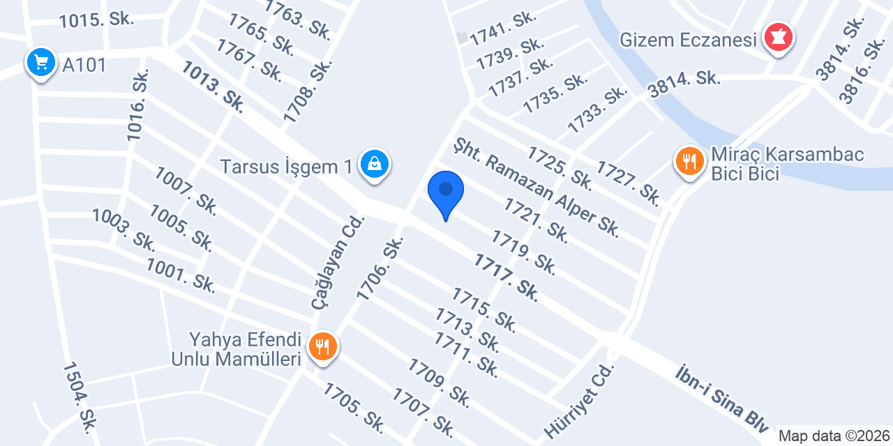 Tarsus Hastane Taksi konumu