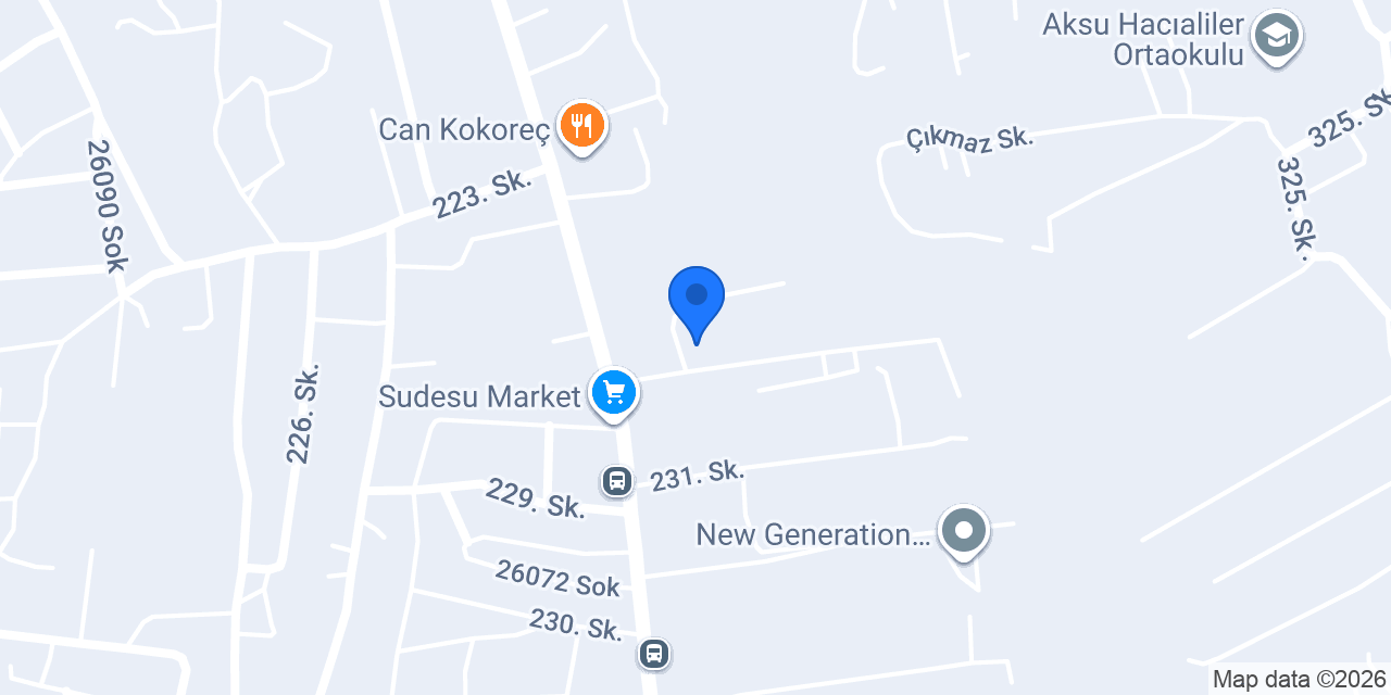 YSN RENT A CAR konumu