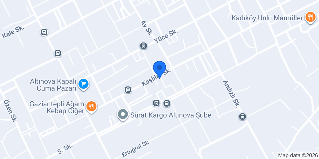 Çakır Fırın Cafe konumu