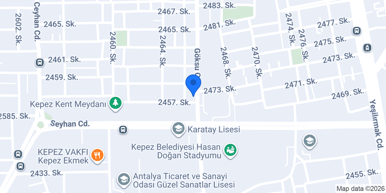 Hakan Erkek Kuaförü konumu