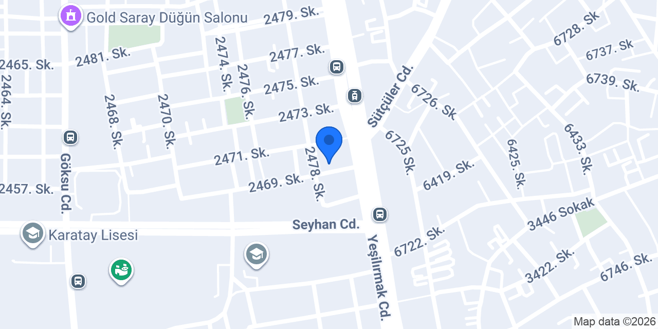 Çetin Sihhi Tesisat konumu
