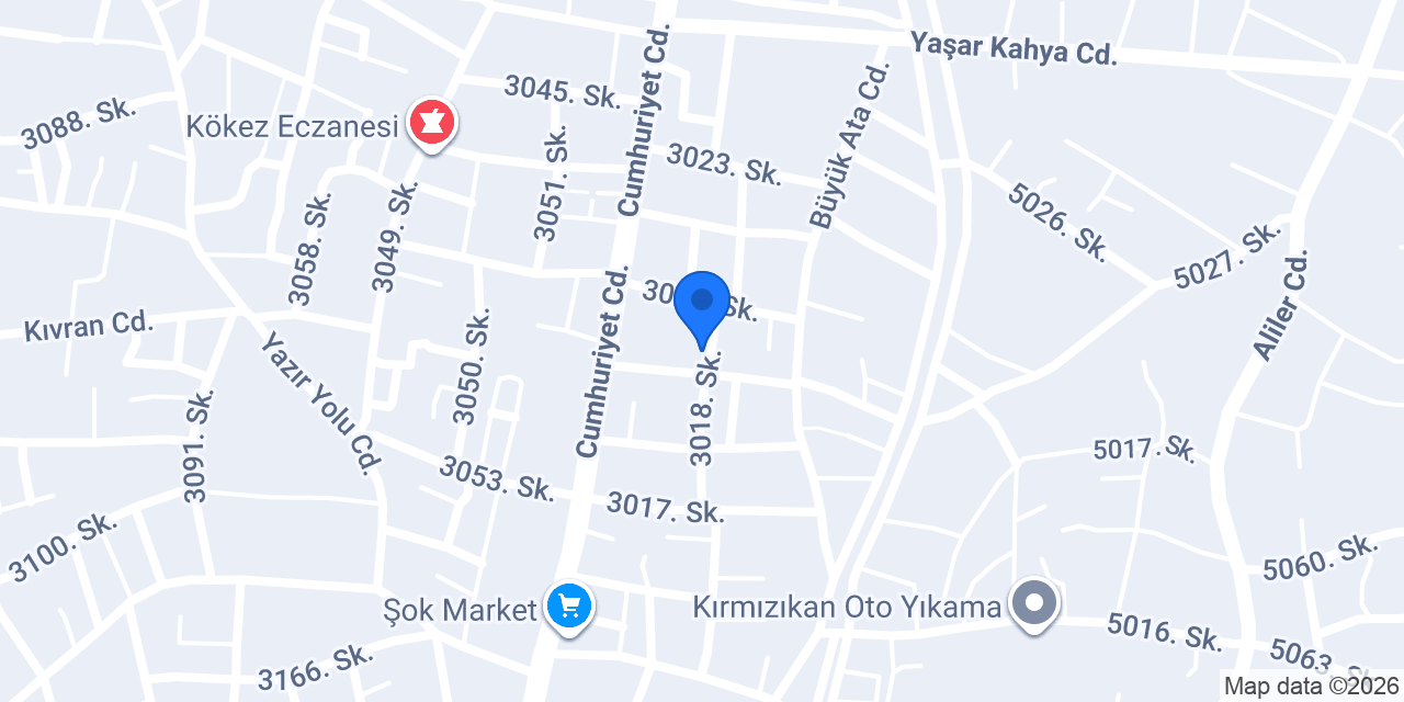 Timurlar Sigorta SERİK ŞUBE Ayşe AVCI KOÇ konumu