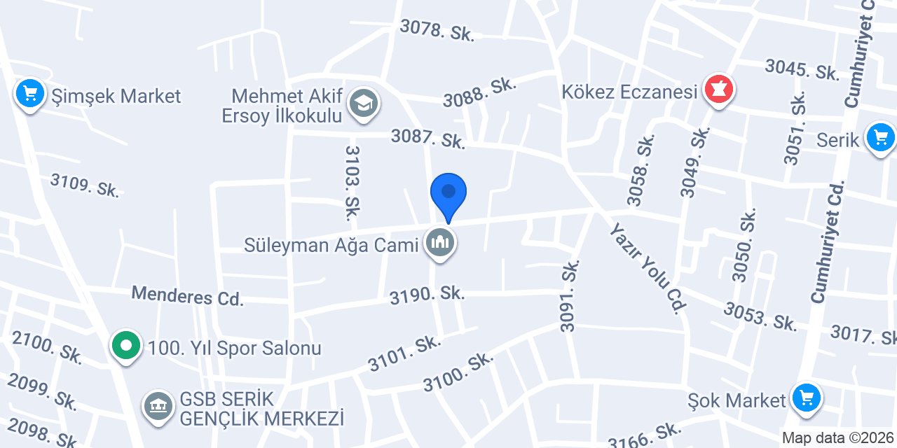 Mete Tour & Transfer konumu