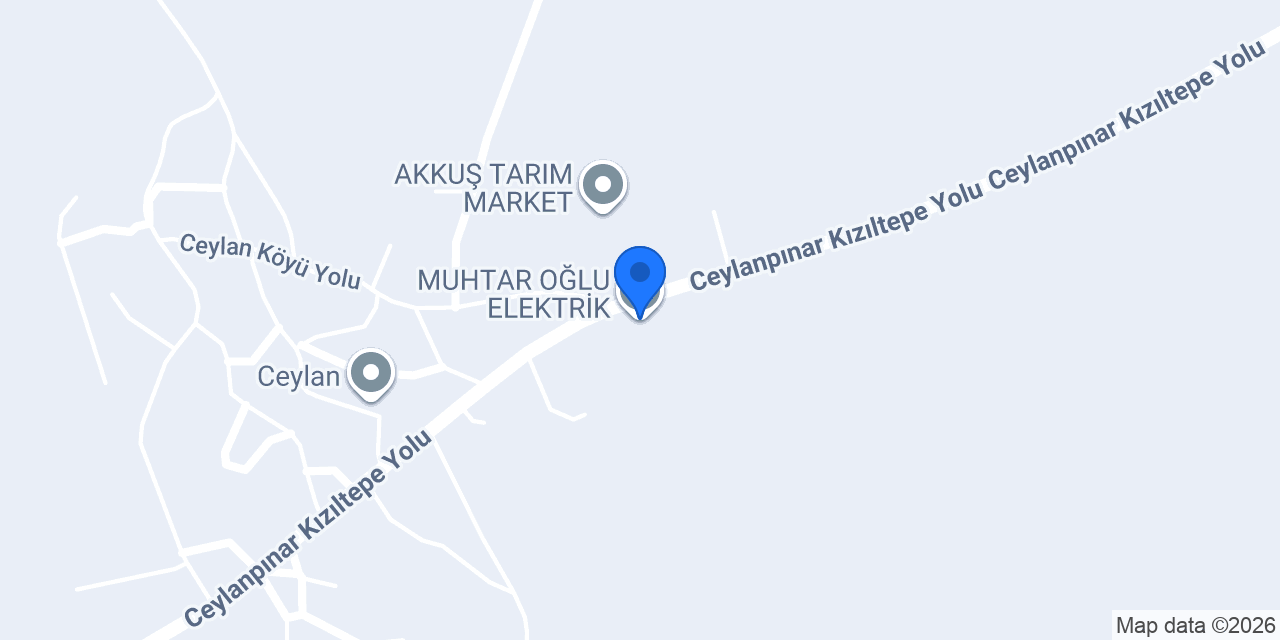 MUHTAR OĞLU ELEKTRİK konumu