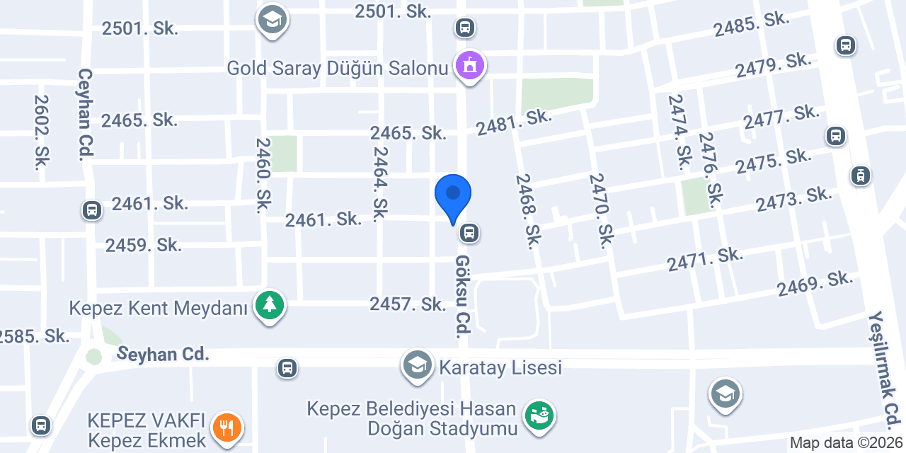 B&G Çiçekçilik Kepez konumu