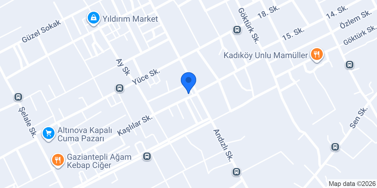 Günay Erkek Kuaförü konumu