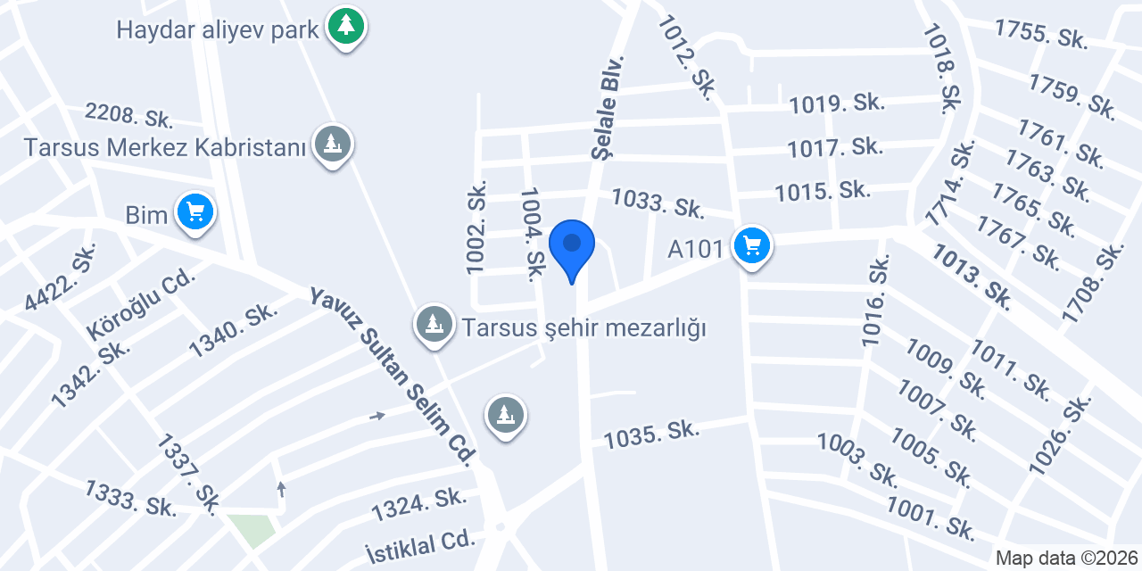 Oses Çiğ Köfte konumu