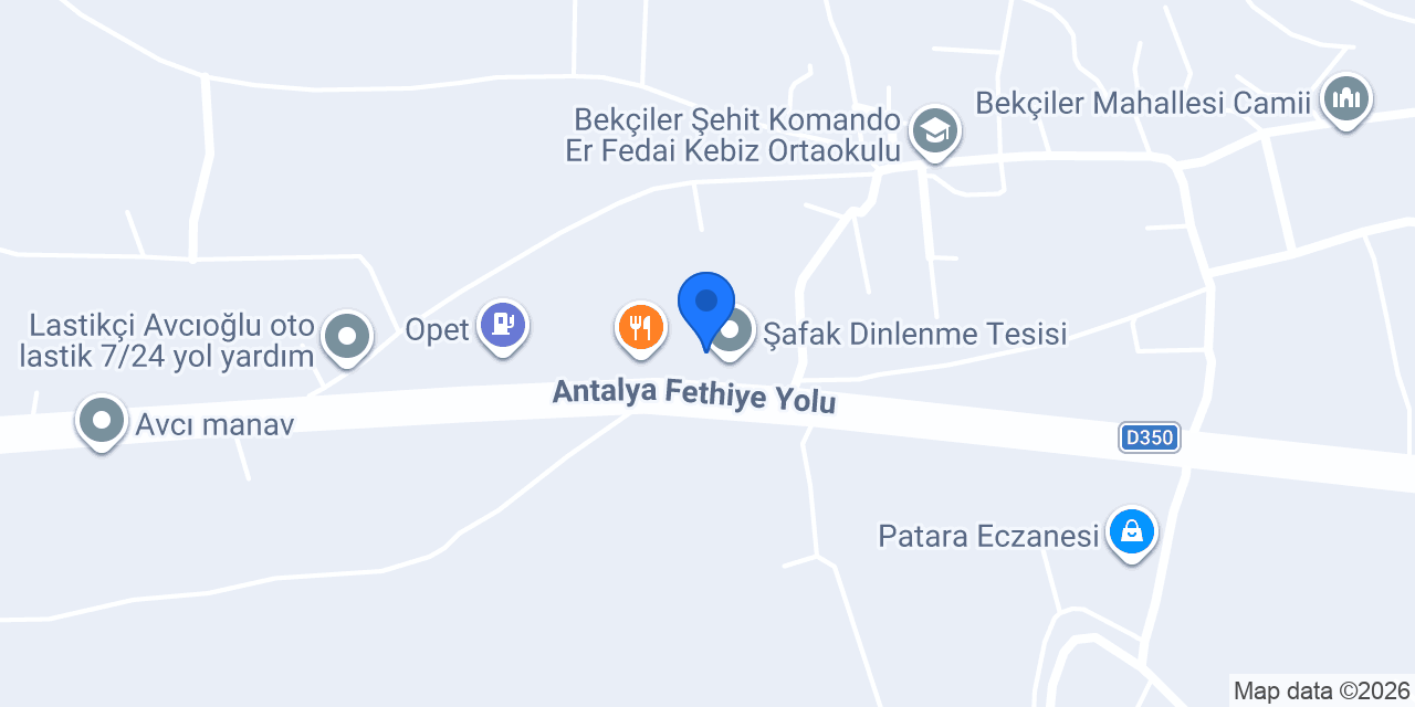 Çınar pide konumu