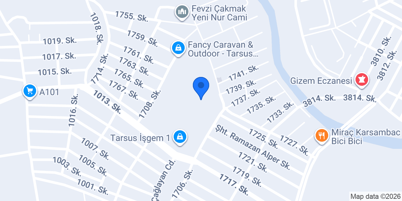 Tarsus Konfeksiyon konumu
