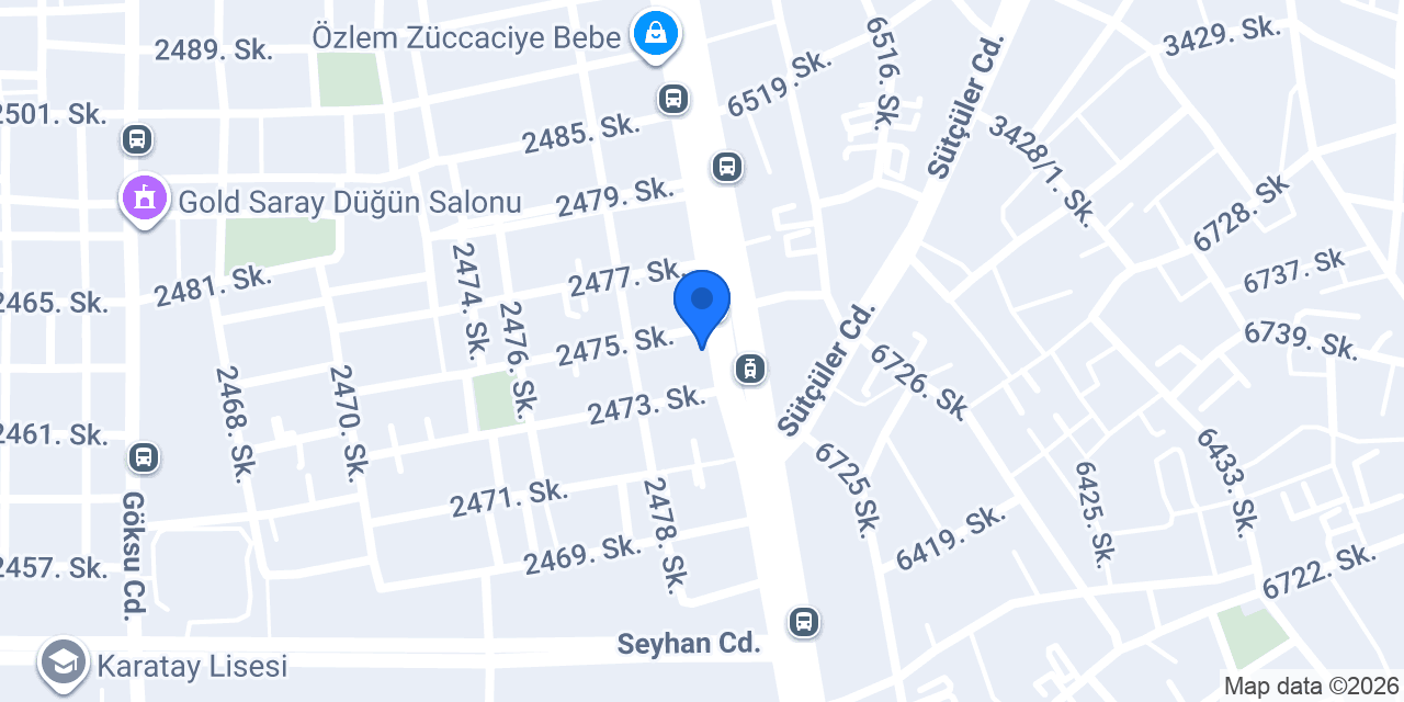 Sürat Kargo Yeşilırmak Şube konumu