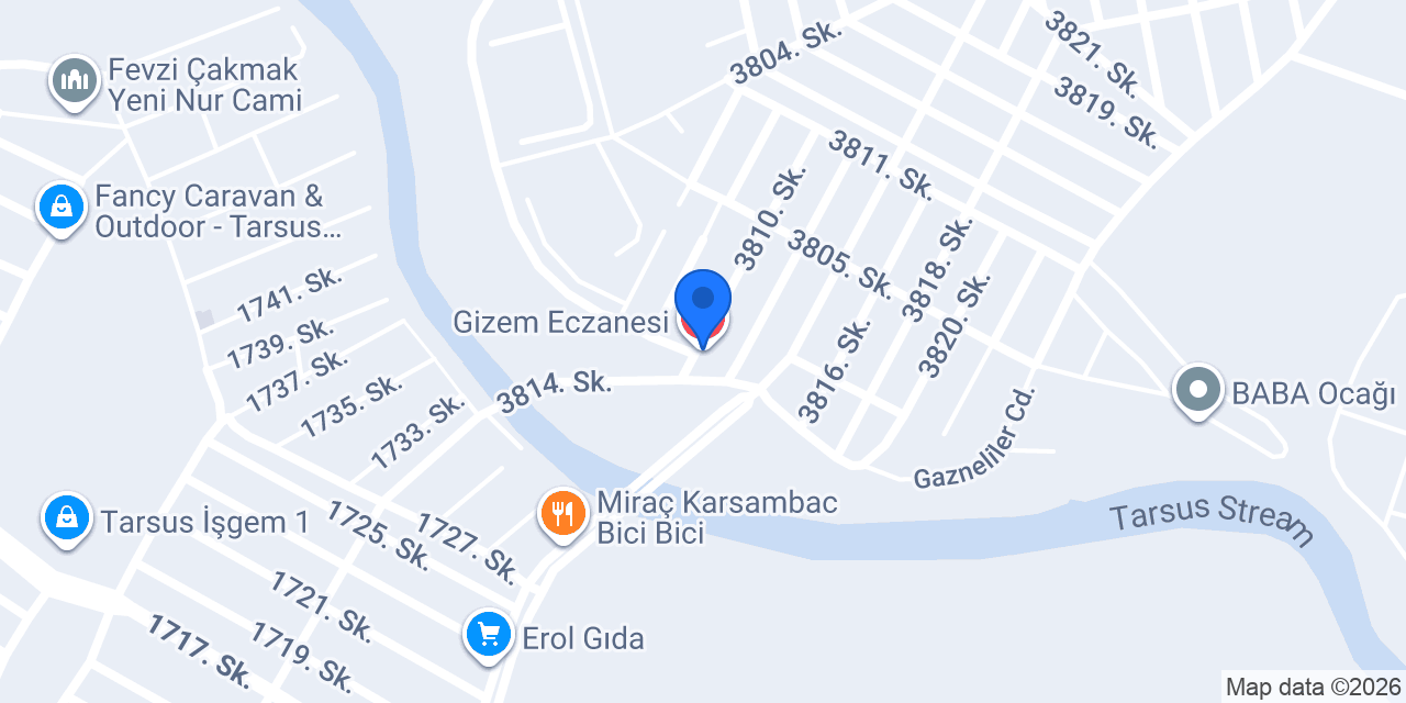 Gizem Eczanesi konumu