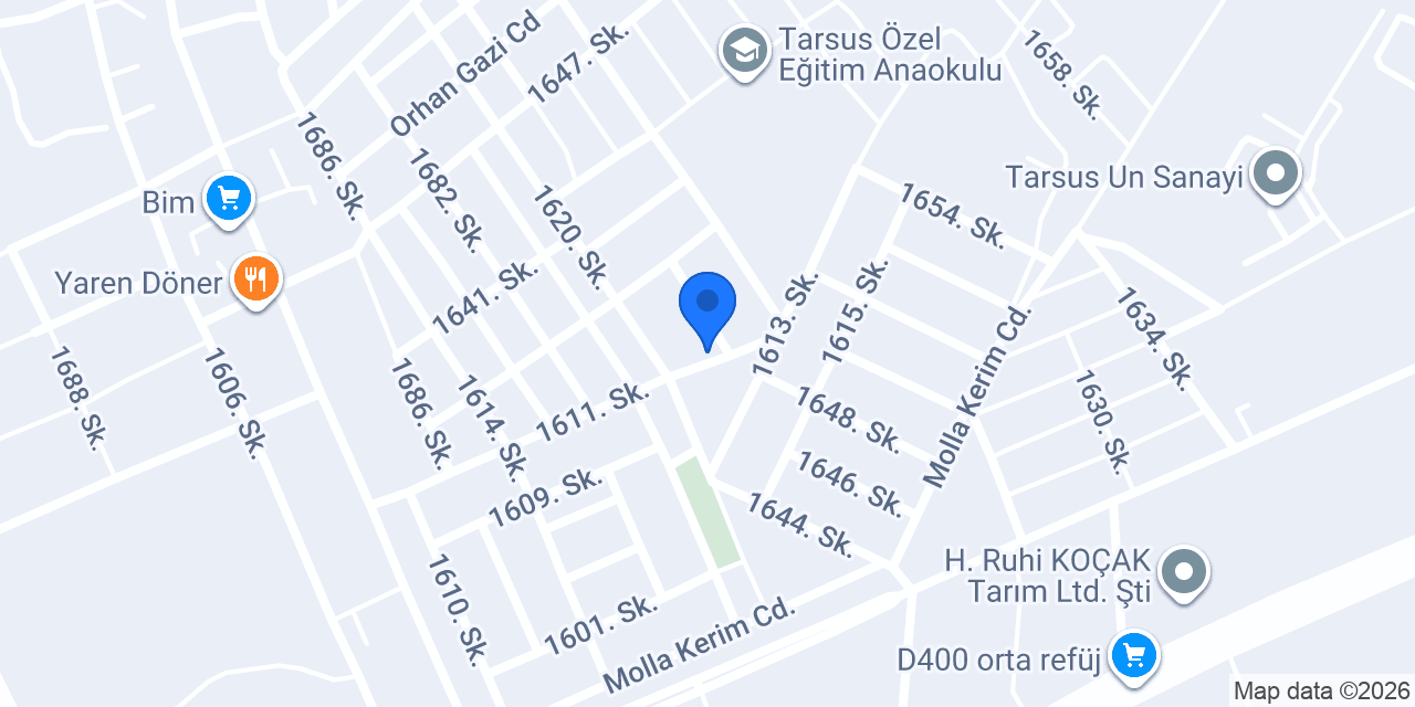 ÖZ TURANLAR TOPTAN konumu