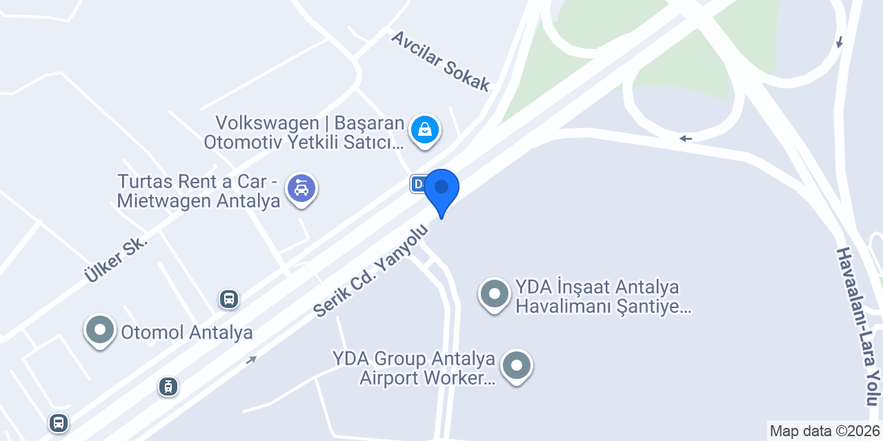 Havaalanı Taksi konumu