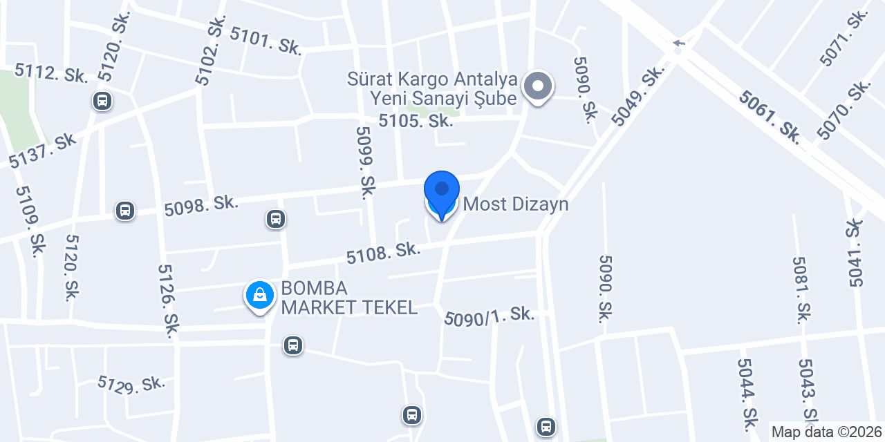 Most Dizayn konumu