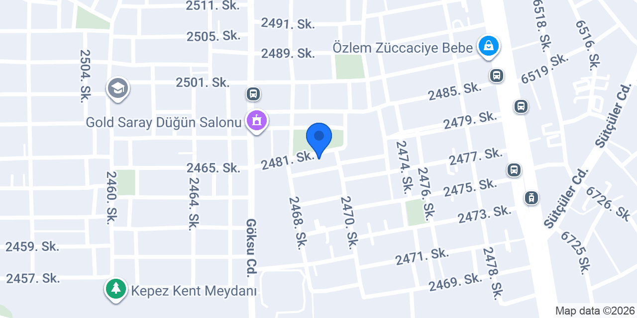 Mayalım unlu mamülleri konumu
