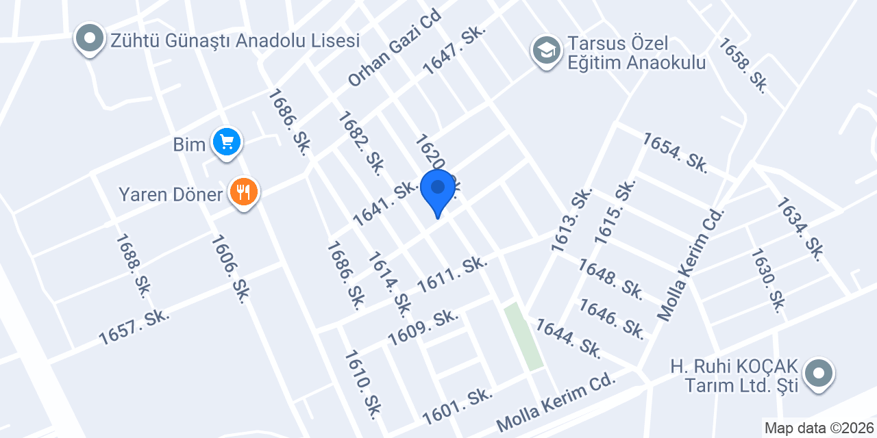 Beydeğirmeni Ortaokulu konumu
