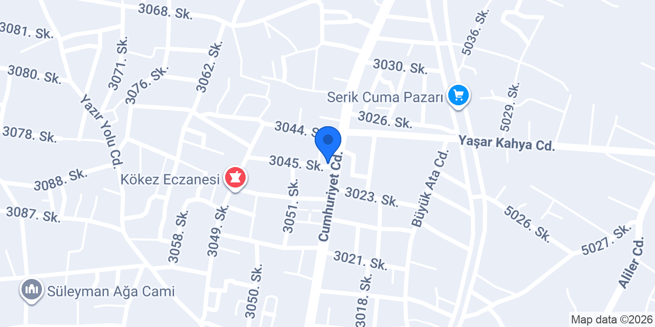 Resif bayan kuaförü konumu