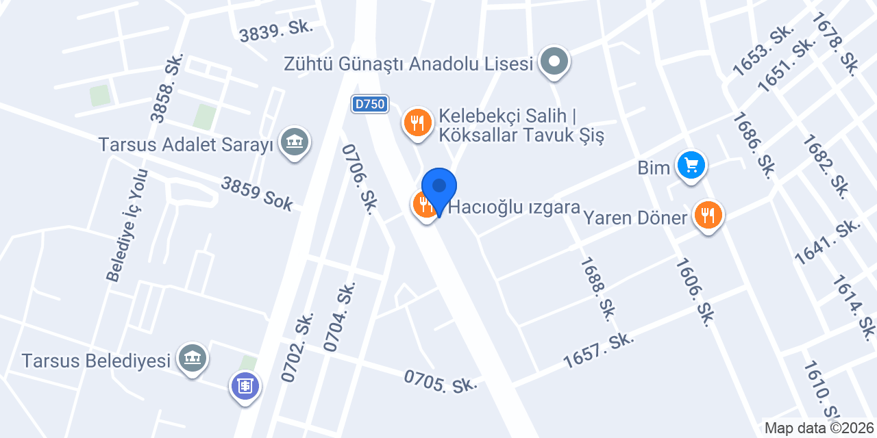 Mimar Gül Nihal Celhan | Tarsus Hafif Çelik & Prefabrik Ev & Konut Projeleri konumu