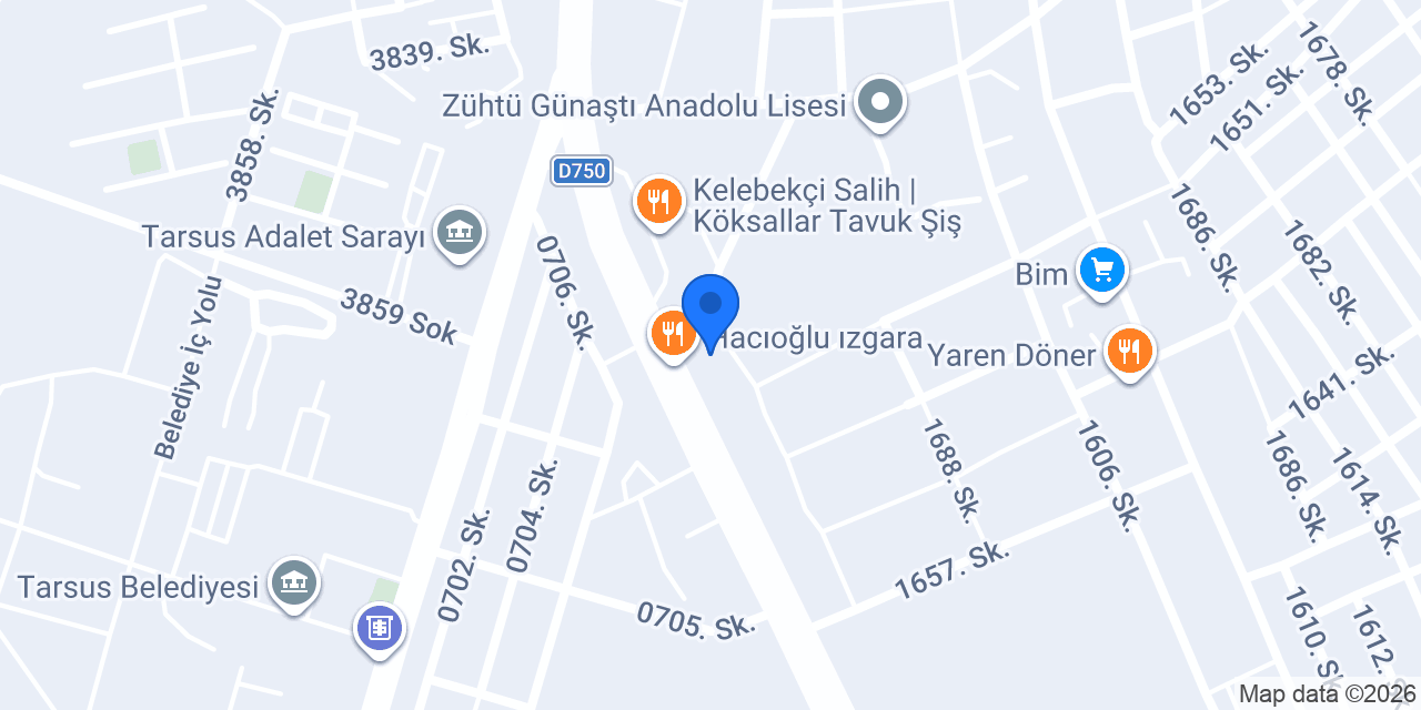 ECA Akkaya Yapı Market konumu