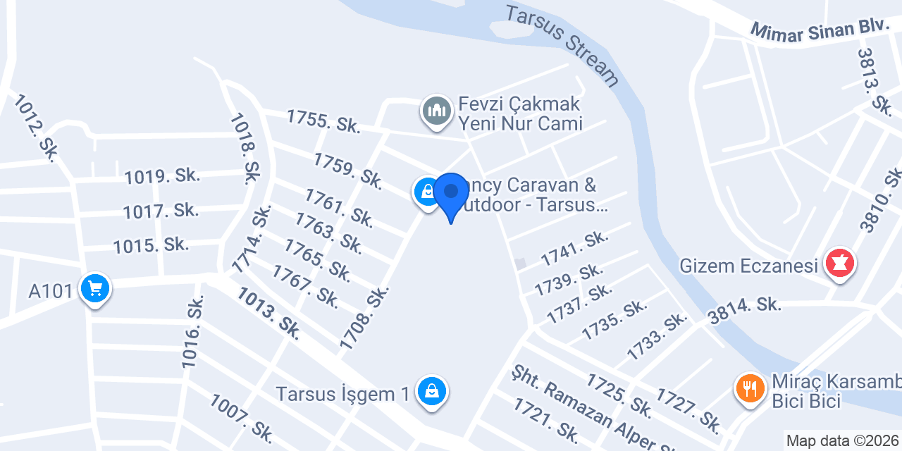 Fancy Caravan & Outdoor - Tarsus Karavan Servis konumu