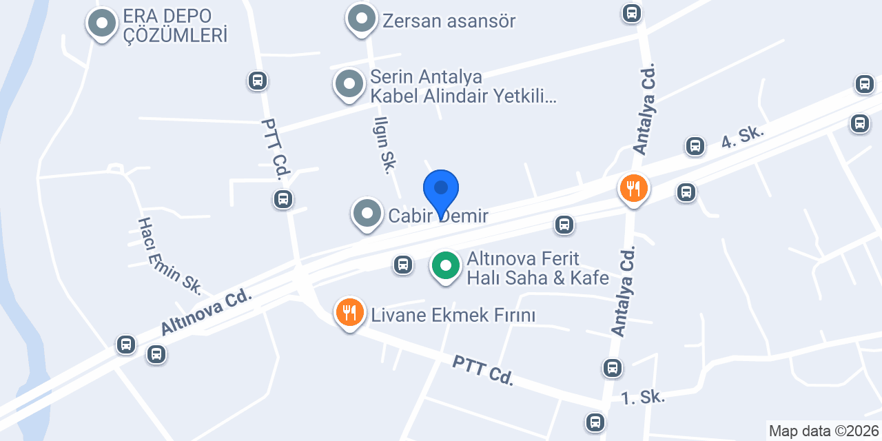 Duman Grup Yapı Malzemeleri konumu