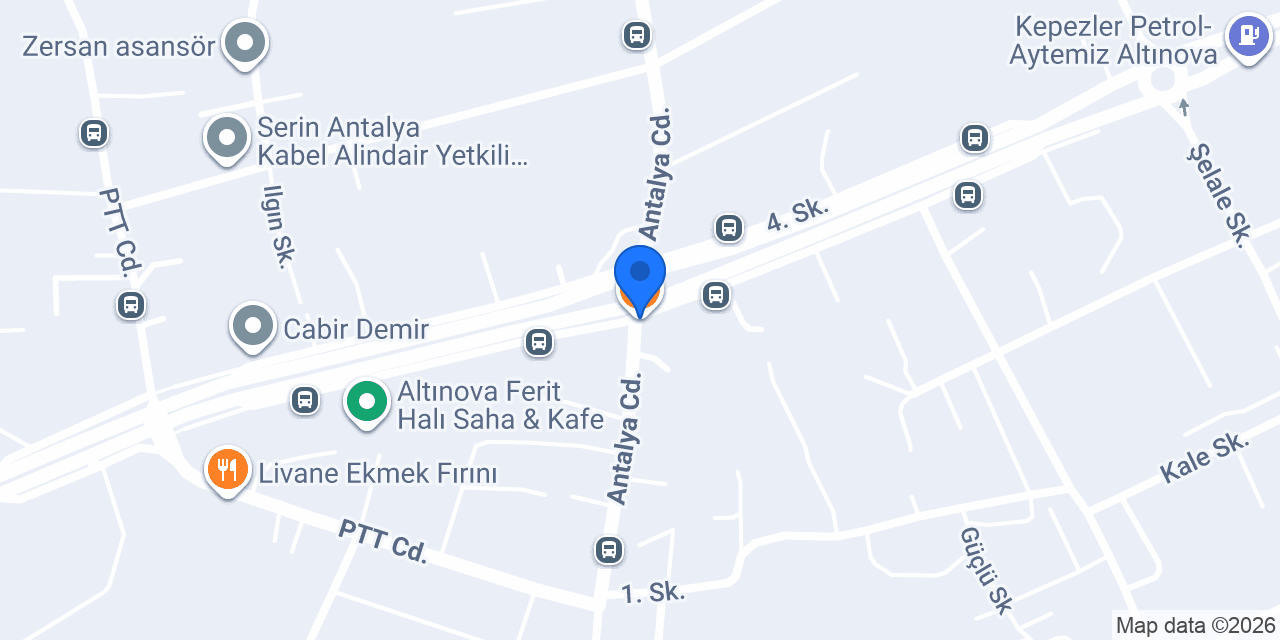 İNCİRALTI KEBAP EVİ ANTALYA konumu