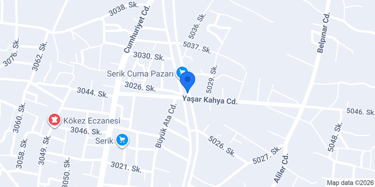 Serik Duygu Halı Temizleme konumu