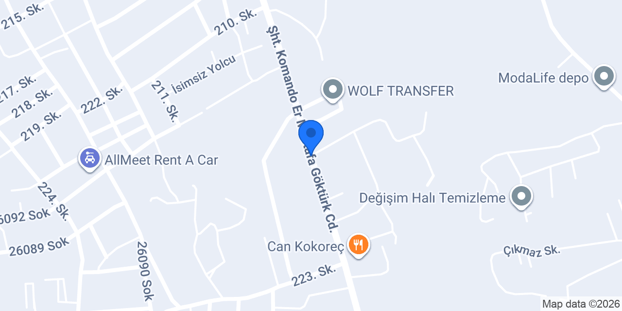Remzi Erkek KUAFÖR konumu