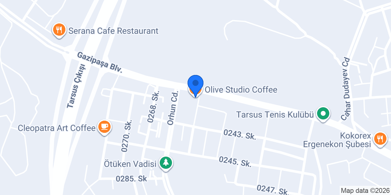 Olive Studio Coffee konumu